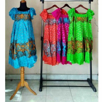 Daster batik HAP klok serut oleh oleh jogja solo pekalongan daster dewasa promo diskon