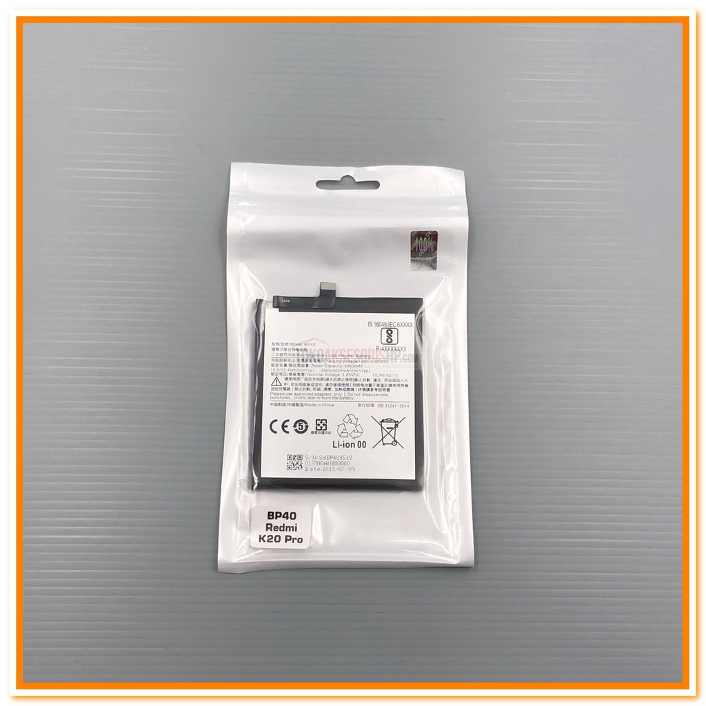 BATERAI XIAOMI REDMI K20 PRO BATERAI XIAOMI BP40 ORIGINAL