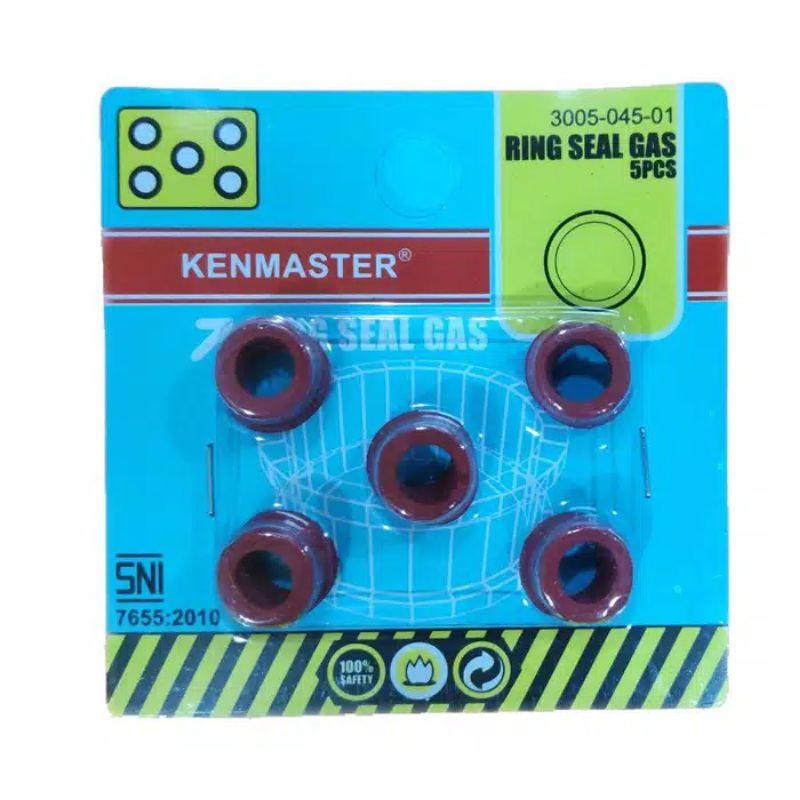 Kenmaster  , Karet Seal LPG isi 5 Pcs ,  Sil Tabung Gas