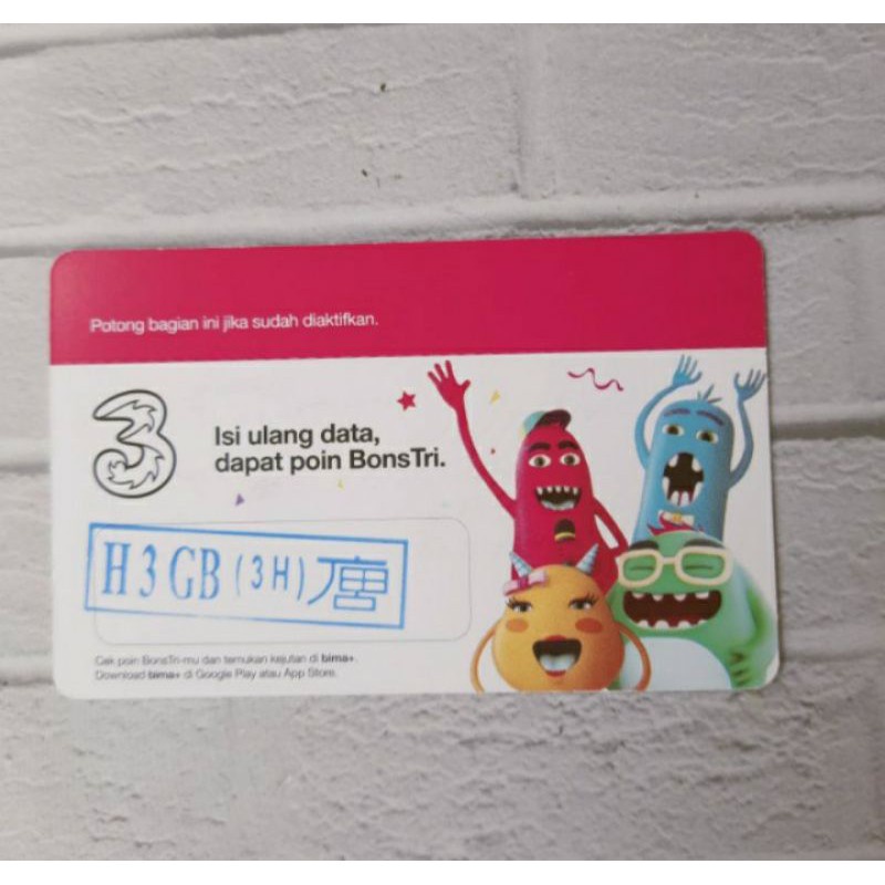 Three Voucher 3 GB 3 Hari