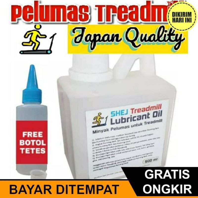 (COD) Pelumas Treadmill Original Oil Silicon 500ml Treadmill Manual Ataupun Elektrik