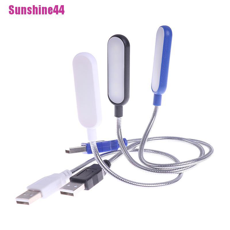 (Sunshine44) Lampu LED Mini USB Flexible Terang Portable Untuk Notebook / PC / Komputer