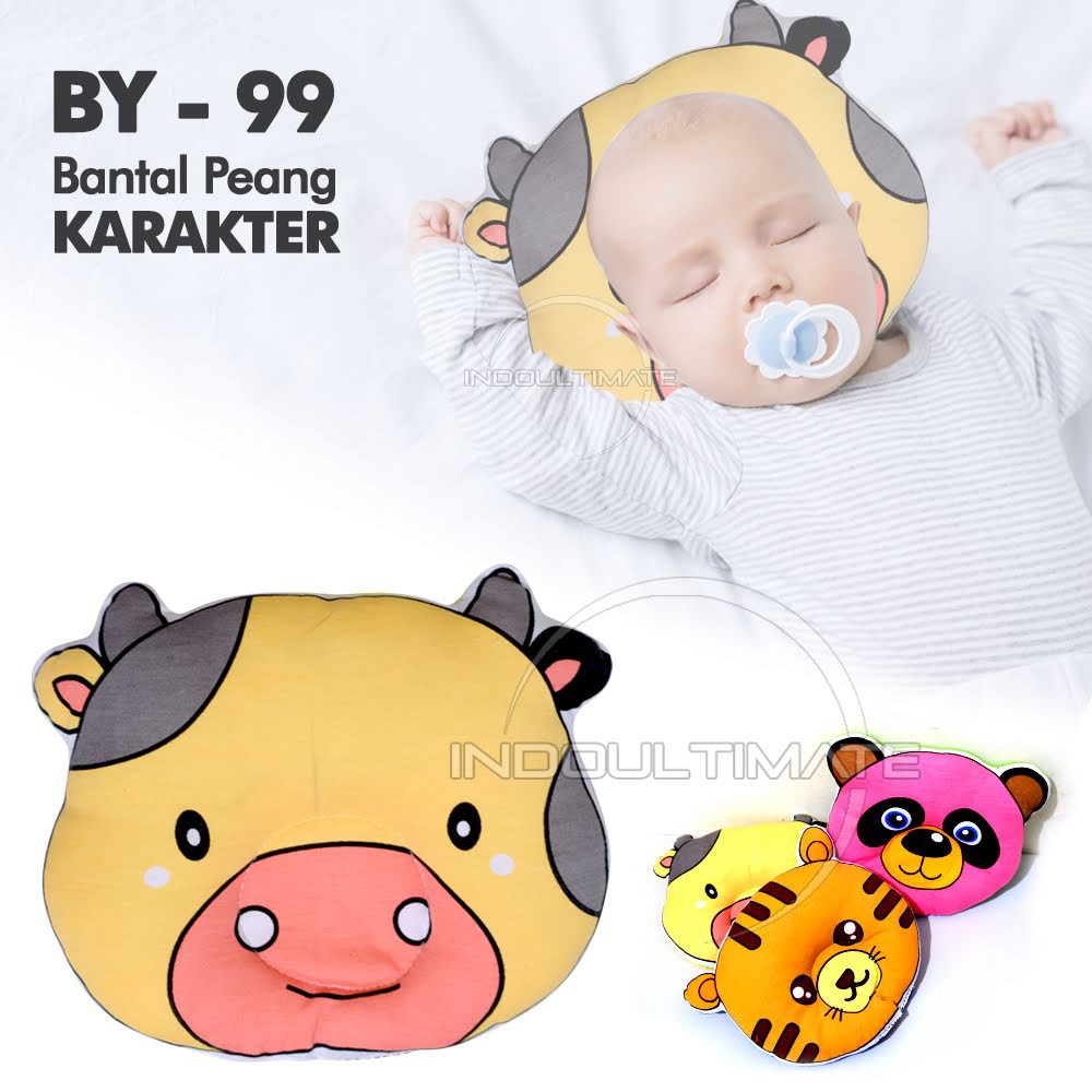 Bantal Kepala Bayi bergambar BABY LEON BY-99 Bantal Peyang Baby Pillow