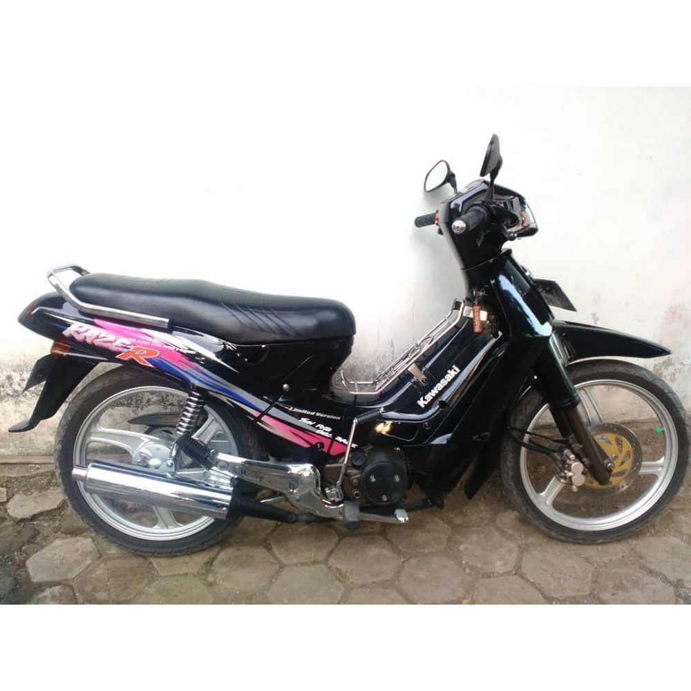 sticker striping motor kawasaki kaze r 97