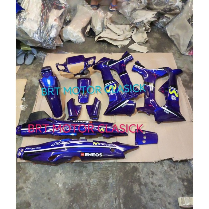cover body halus fizr model movistar hitam kelengkapan seperti digambar