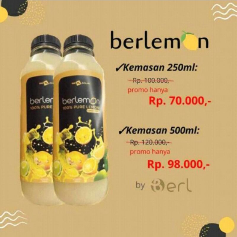 

BERLEMON || SARI LEMON DIET DETOX ORIGINAL BPOM ASLI 250ML, 500ml