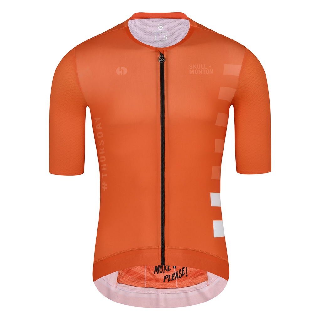 JERSEY MONTON MAN THURSDAY II ORANGE 2022 - BAJU SEPEDA ROADBIKE MTB