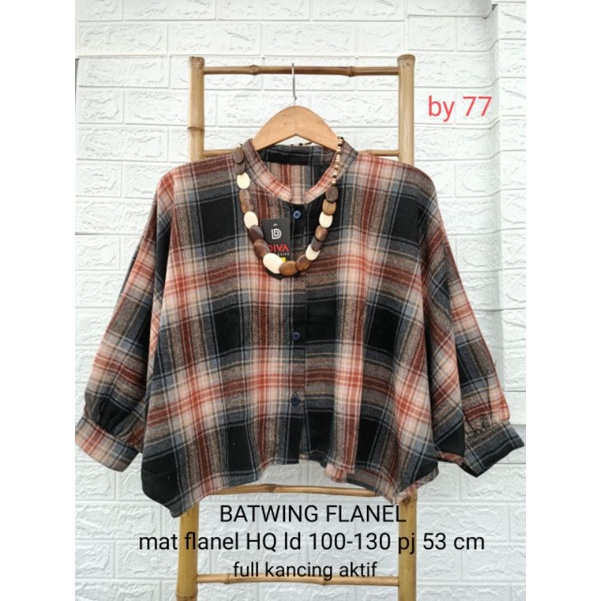 BATWING FLANEL MODEL TERBARU