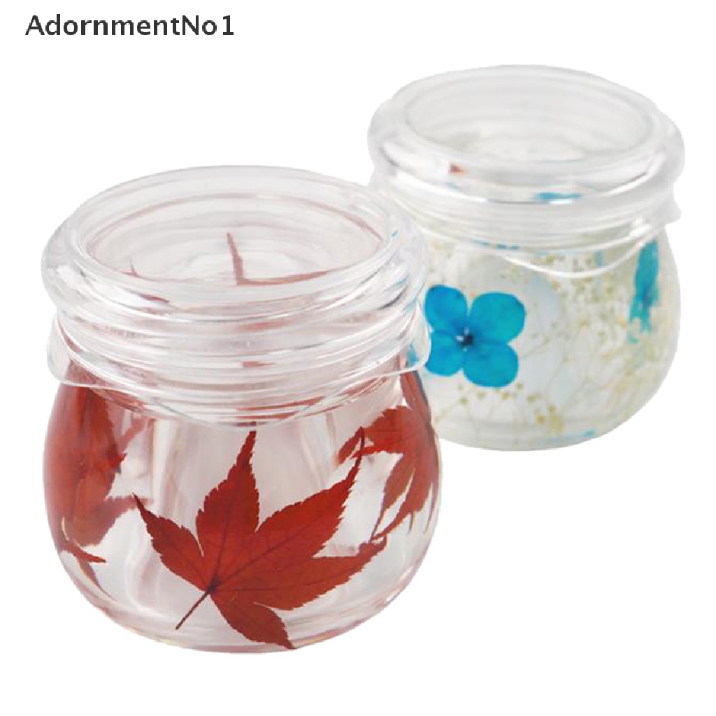 (AdornmentNo1) 1 Set Cetakan Kristal Epoxy Resin Bahan Silikon Untuk Pudding DIY