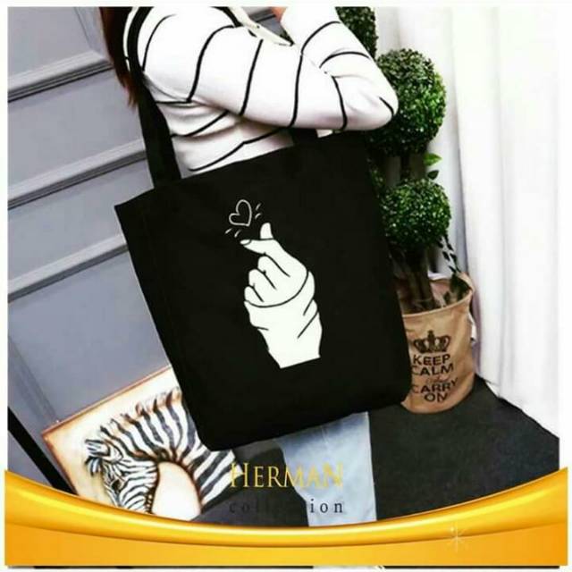 [SARANG HEO] TOTE BAG K-POP WANITA/TOTEBAG MURAH