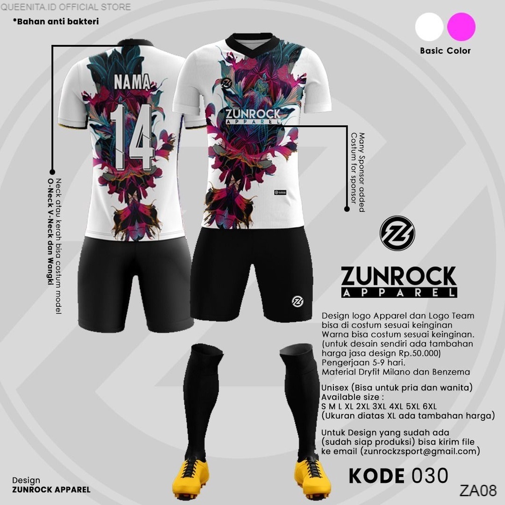 Custum Jersey Futsal Bandung Original Baju Bola Setelan Futsal Bola Badminton Jersey Custom Murah