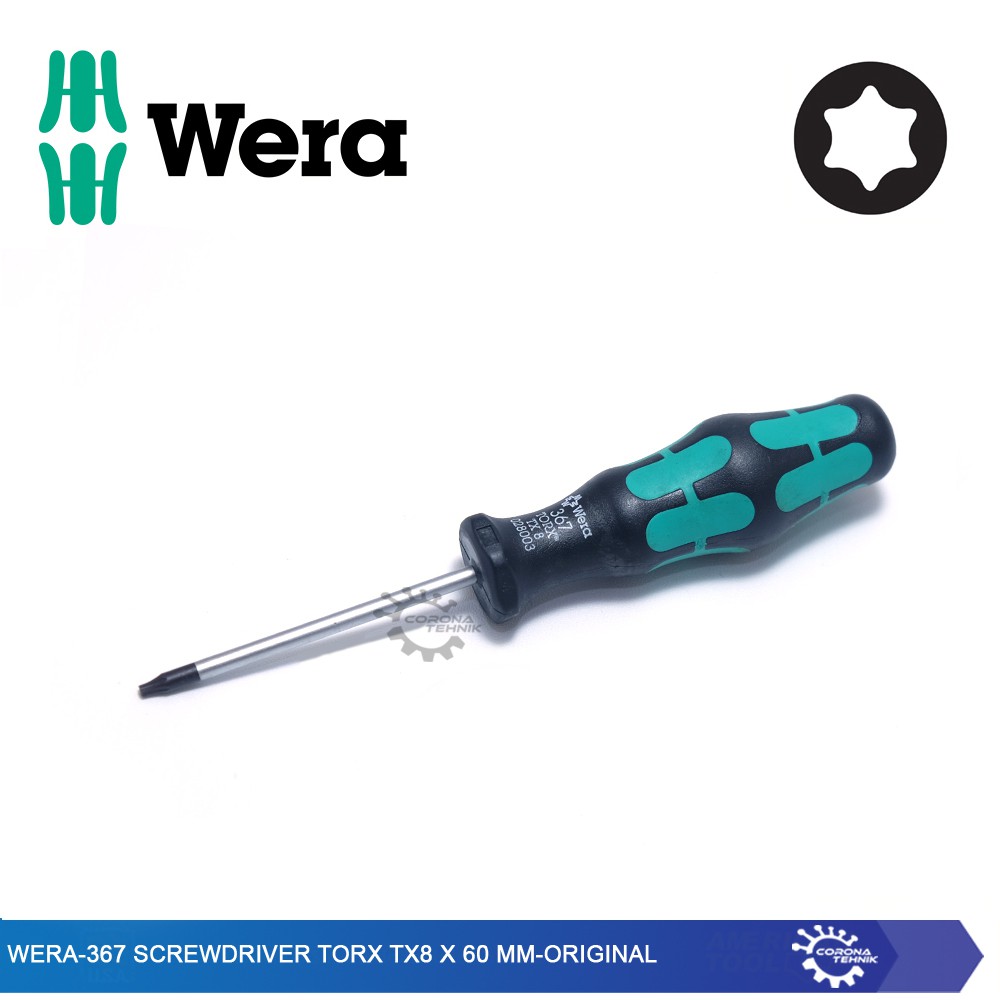 Screwdriver Torx TX8 x 60 mm - Original Wera 367