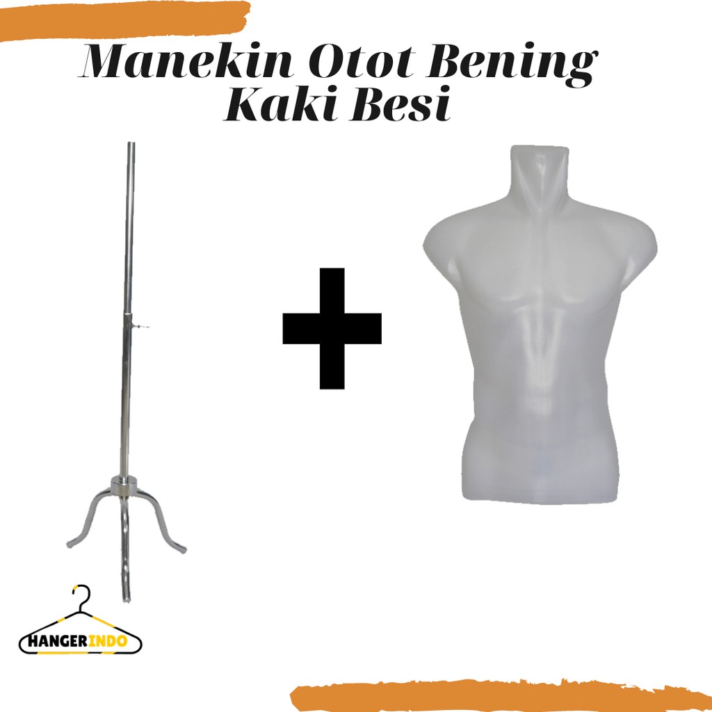 Manekin Cowok Otot Bening Kaki Besi | Body otot | Manekin Cowok | Patung Display