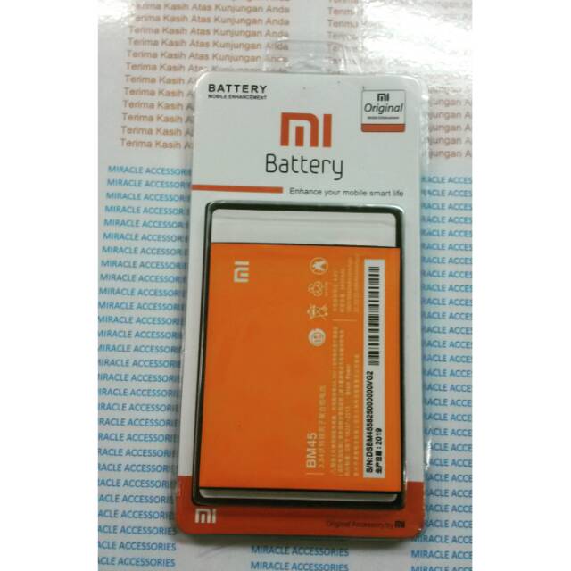 Baterai xiaomi BM45▪Double power