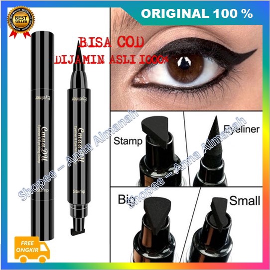 [BISA COD] PROMO Eyeliner Stamp Stempel Alis Cap Eyeliner Instan 100% ORIGINAL