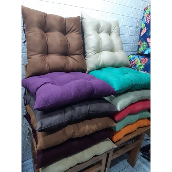 Bantal sofa kotak polos / alas duduk kursi / bantal empuk full dakron / uk 40x40cm