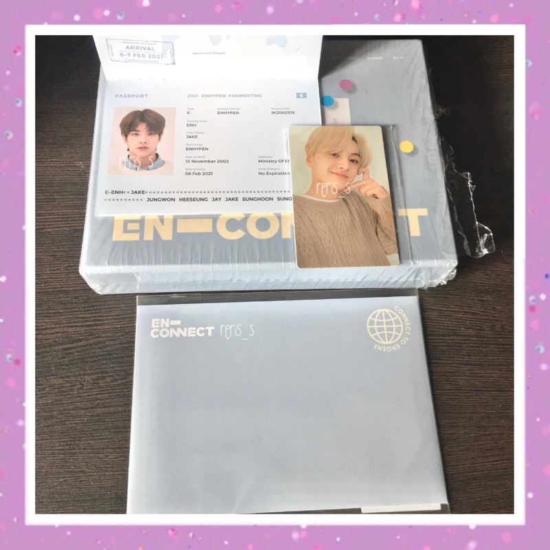 ENHYPEN EN-CONNECT DVD ONLY / RPC JAY PASSPORT JAKE