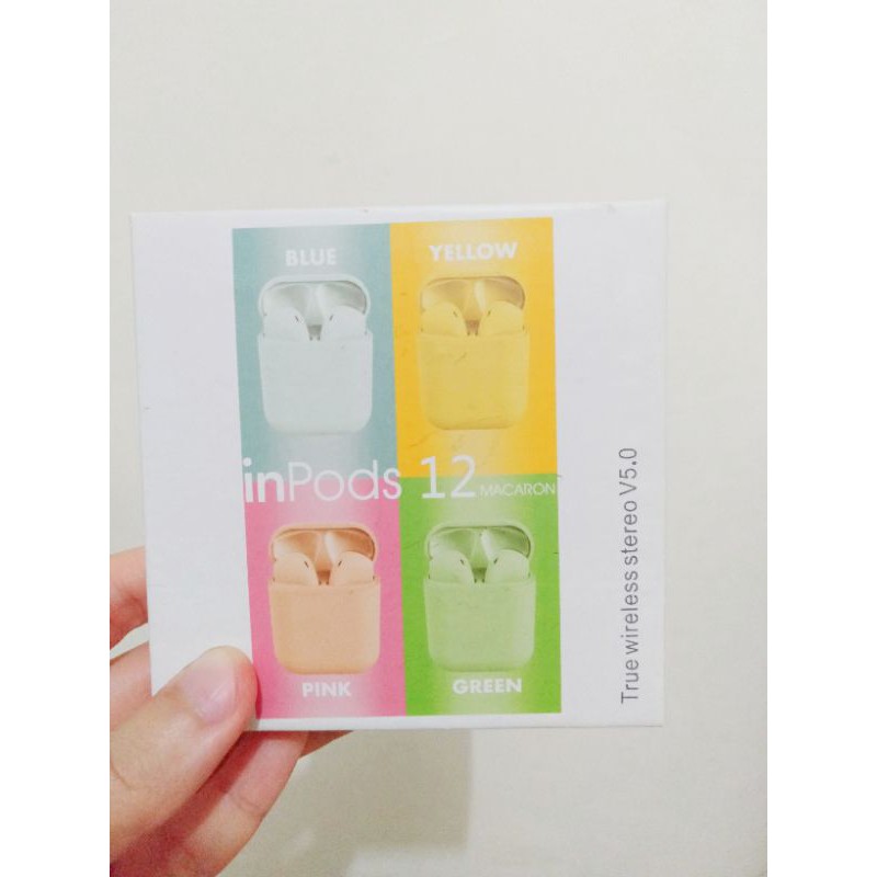 inpods 12 5.0 original earphone tws bluetooth tosca