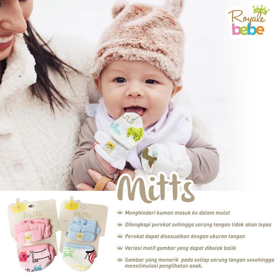 Sarung Tangan Bayi Royal Bebe Mitts