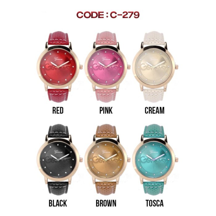 NEW Jam Tangan Wanita Mewah Analog Fashionable C-279