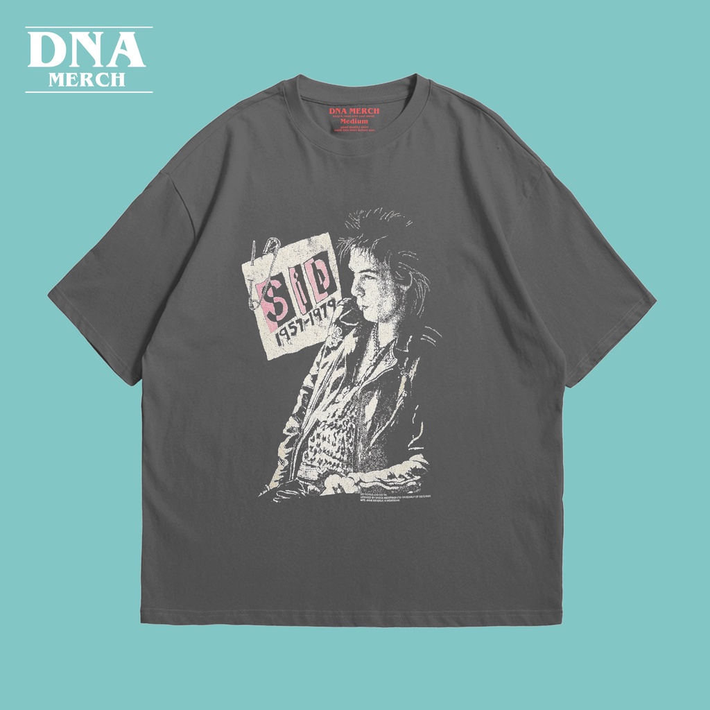Oversized T-shirt Band Sex Pistol-Kaos Sid Vicious vintage tee