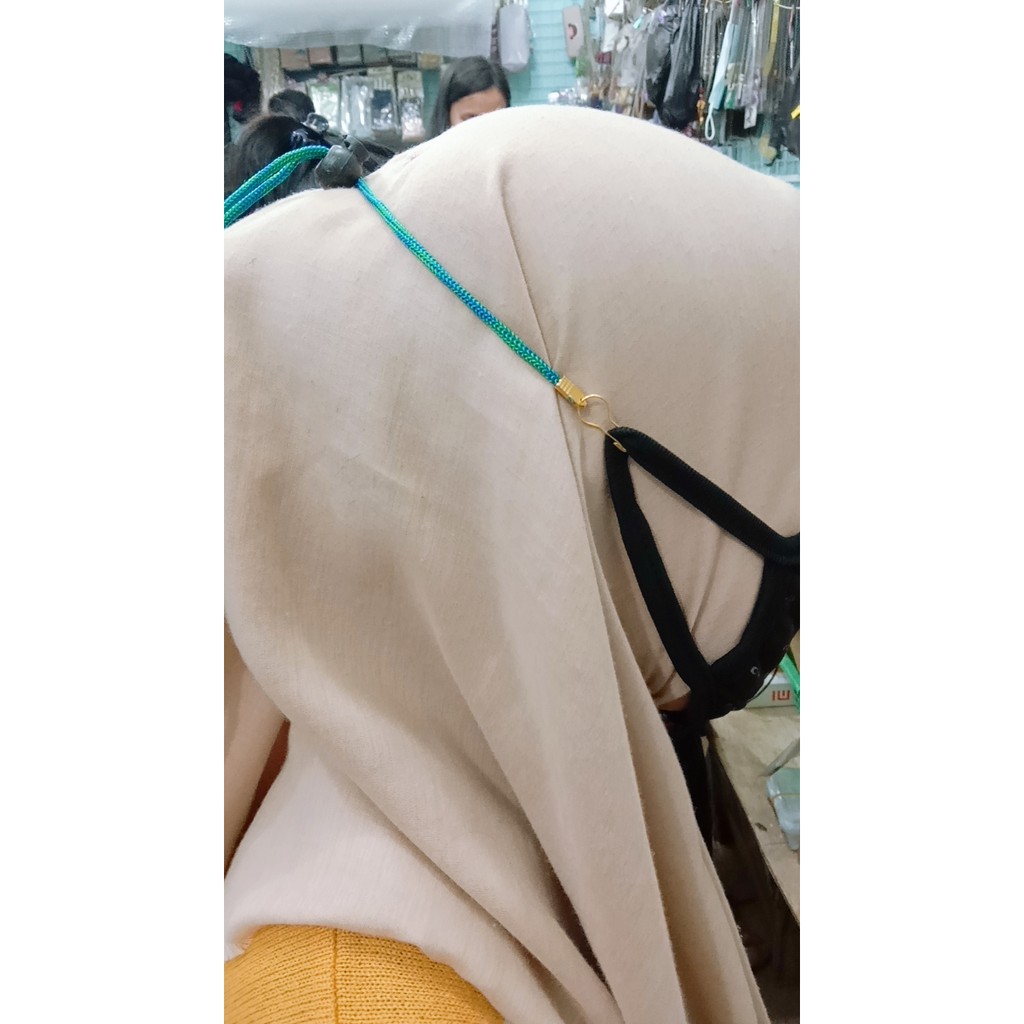 STRAP MASKER STOPER mix polos korea Kalung masker hijab lanyard Tali Gantungan Masker kalung Hijab