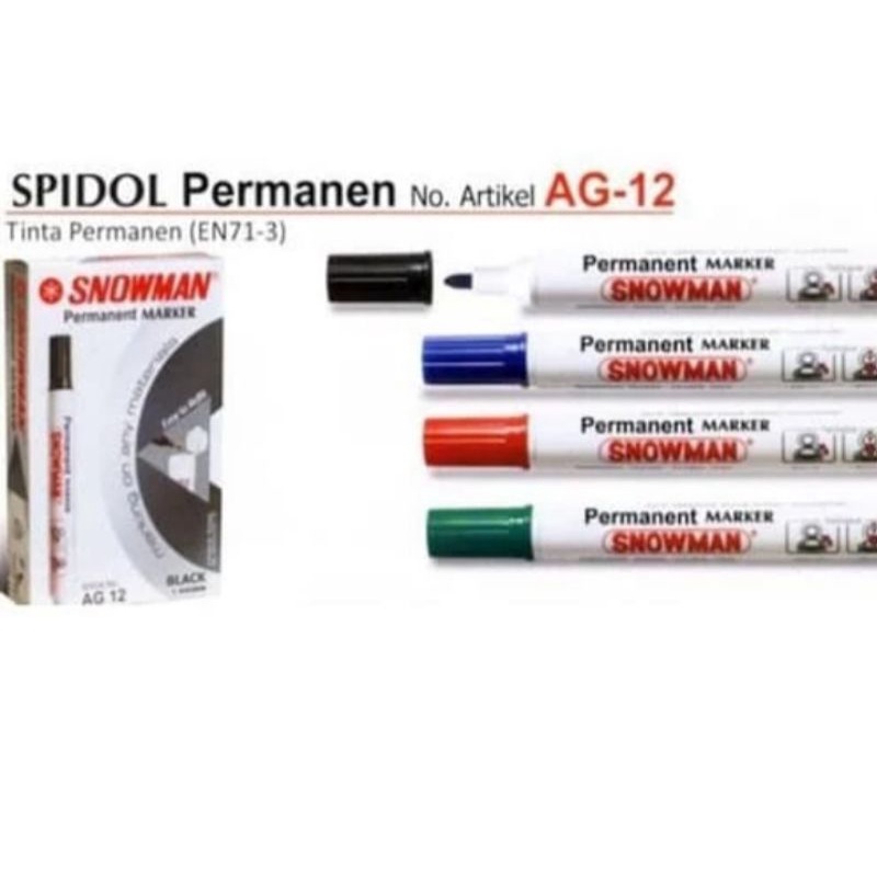 

SPIDOL PERMANEN SNOWMAN AG-12 G-12(Satuan)