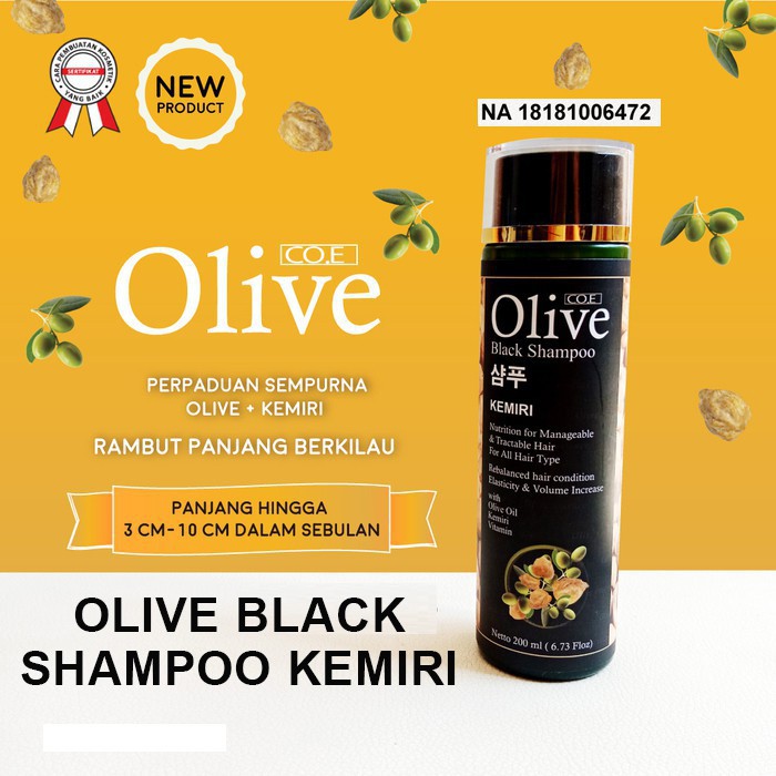 [COD] 3in1 Paket Pemanjang dan Penghitam Rambut  dalam 7 Hari Shampo+Kondi+Minyak | SYB Olive Kemiri