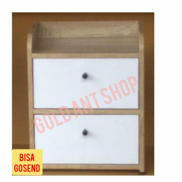 Meja Laci Nakas Minimalis Meja Samping Laci Rel Laci Besi - Hidayatimalll