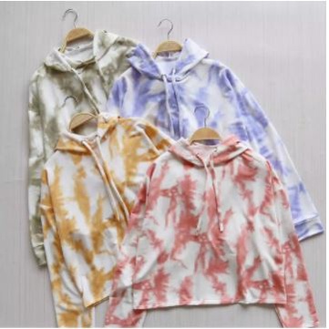HOPYLOVY - Sweater Hoodie Tie Dye Lamona