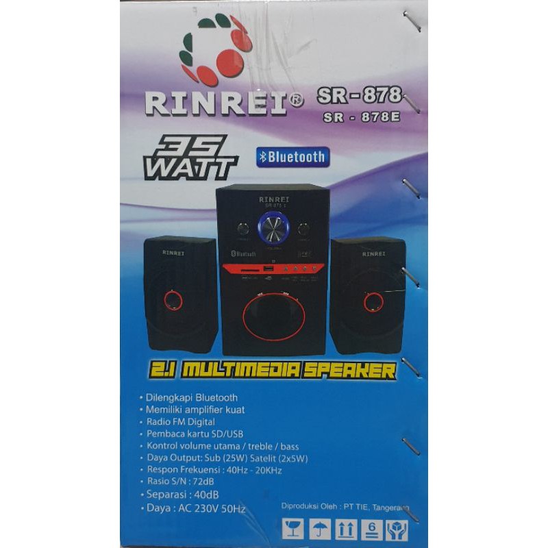 Speaker Bluetooth Rinrei SR878E Radio