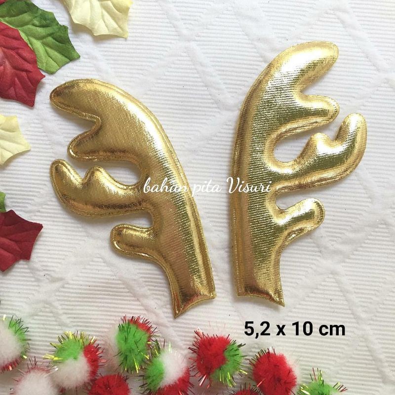 Tanduk Gold 5,2 x 10 cm Perpasang