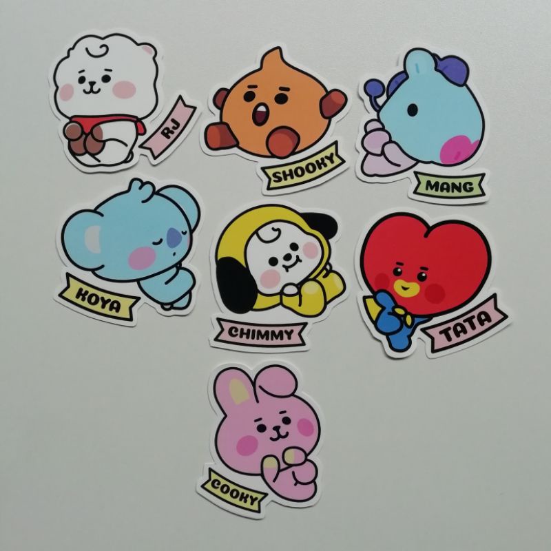 

[ST-1] Sticker Baby BT21 Stiker Bayi BT21 Sticker BTS Stickers Baby BT21