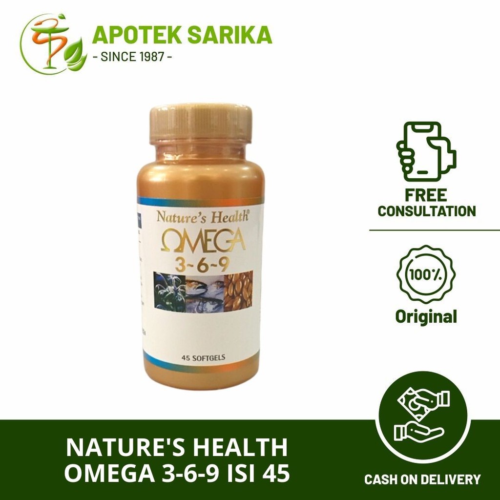 NATURE'S HEALTH OMEGA 3-6-9 ISI 45