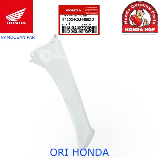 Ahm 64202-K0J-N00ZD Cover Sayap Kiri GENIO Putih