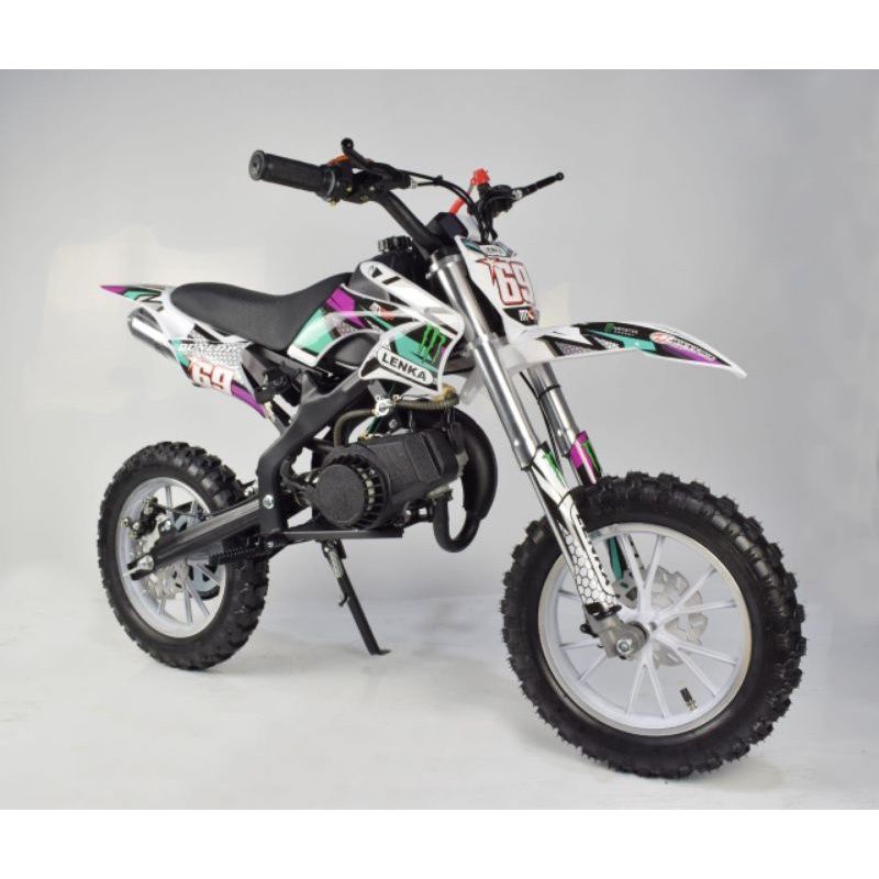 MOTOR MEDIUM TRAIL LENKA 69 50CC MESIN 2 TAK~MOTOR MINI-MOTOR CROSS LENKA