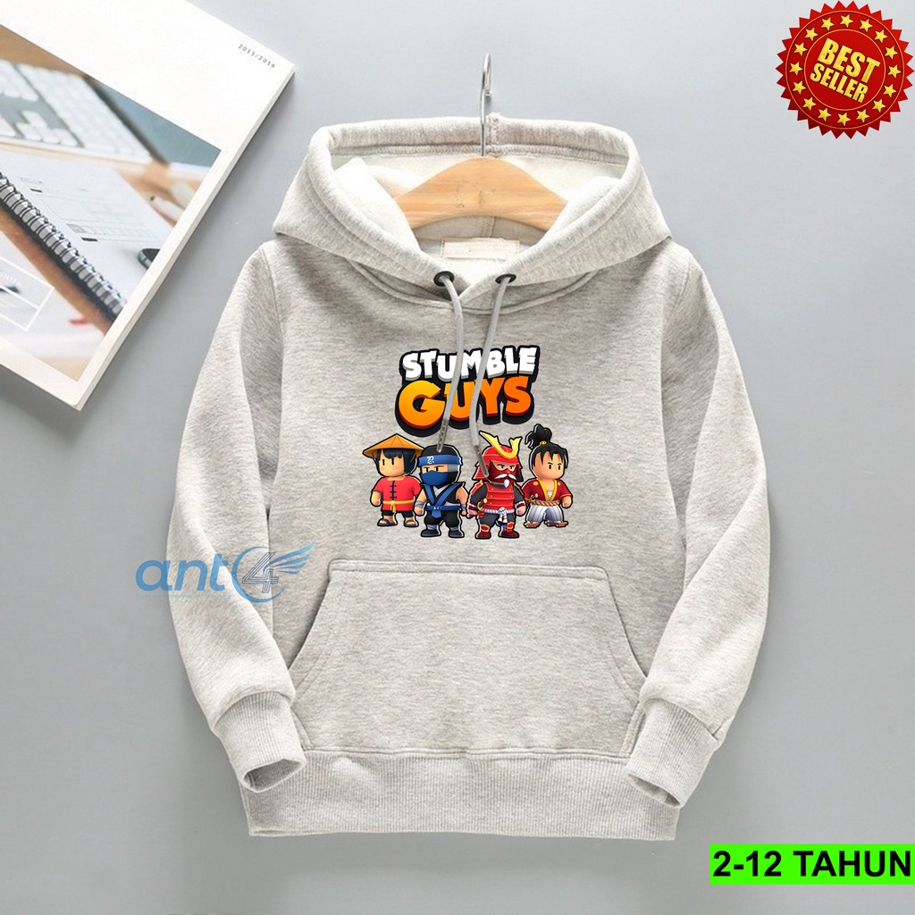 Hoodie Anak Laki Laki Perempuan / Hodie Game Stumble Guys Anak Usia 2 - 12 Tahun Jaket STUMBLE GUYS Anak Cewek Cowok / Switer Bisa Cod