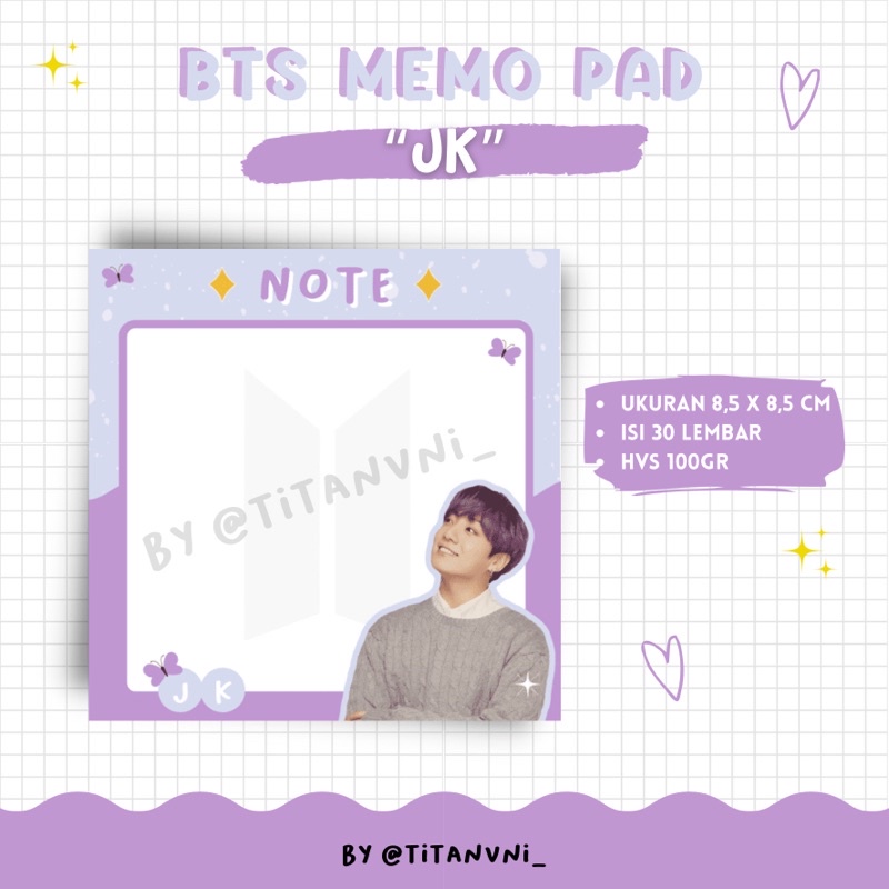 

BTS MEMO PAD VOL. 1