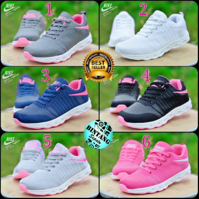  SEPATU  OLAHRAGA WANITA  CEWEK SPORTY KEREN SENAM  GYM 