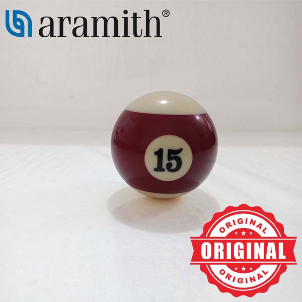 Bola Billiard Aramith Asli - Aramith Billiard Ball Ori Belgium Eceran No 15