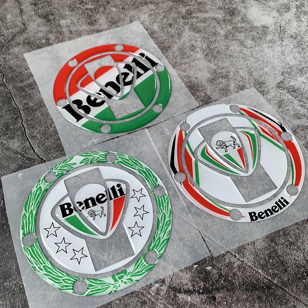 Benelli Stiker 3D 6 Lubang Cover Pelindung Tangki Bensin Motor