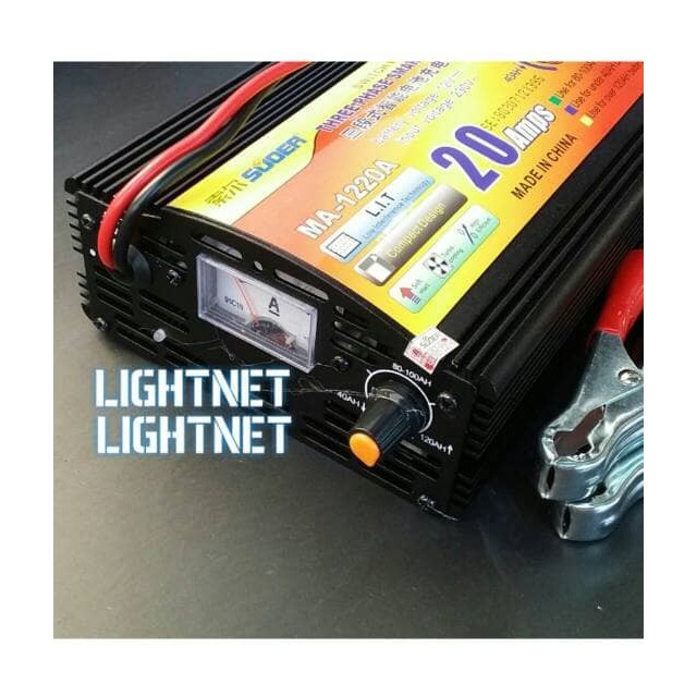 Souer MA-1220A charger accu/aki 12V 20A