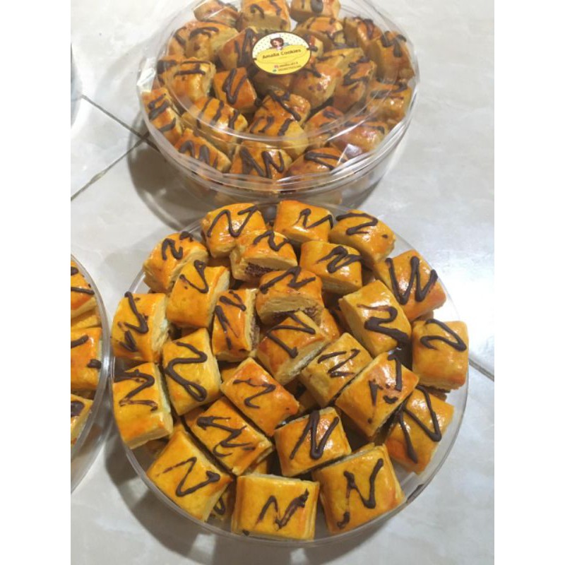 

nastar wafer topping coklat toples 500 gram