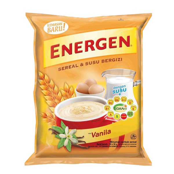 

Energen Vanila Bag 20Sx29G