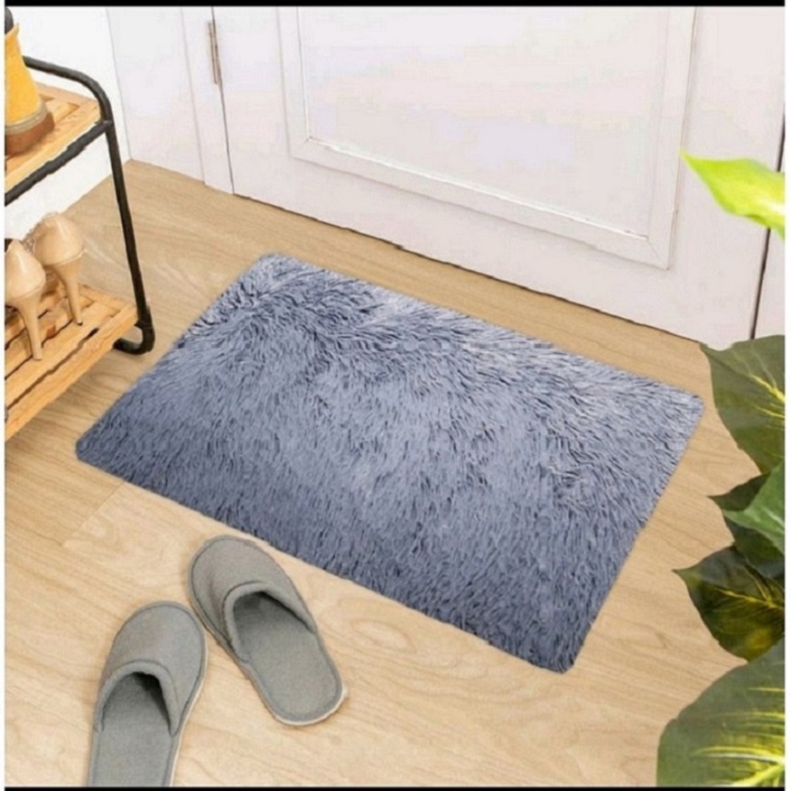 KESET BULU KUCING HALUS ANTI SLIP LEMBUT UK +- 40 × 60 CM POLYESTER MODEL TERKINI