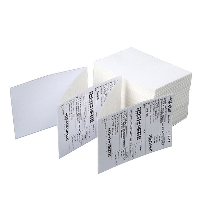 WJ1472 Kertas Thermal Label Lipat Barcode 100x150mm A6 Isi 500 Pcs
