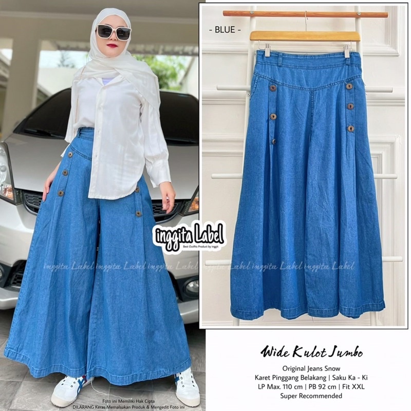 WIDE KULLOT JEANS WANITA Jumbo CELANA JEANSWASH CELANA JEANS WANITA