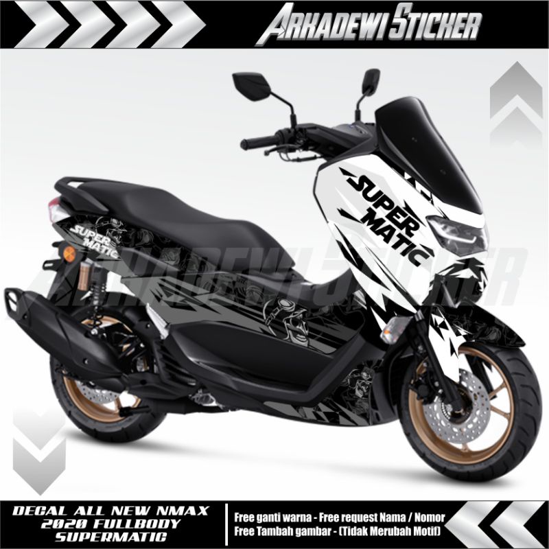 STIKER DECAL ALL NEW NMAX 2020 FULL BODY SUPERMATIC / STIKER NMAX FULLBODY