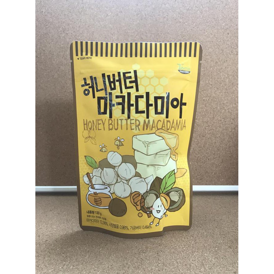 

Ox3H Honey Butter Macadamia 130Gram ~ Produsen Honey Butter Almond W3Fm