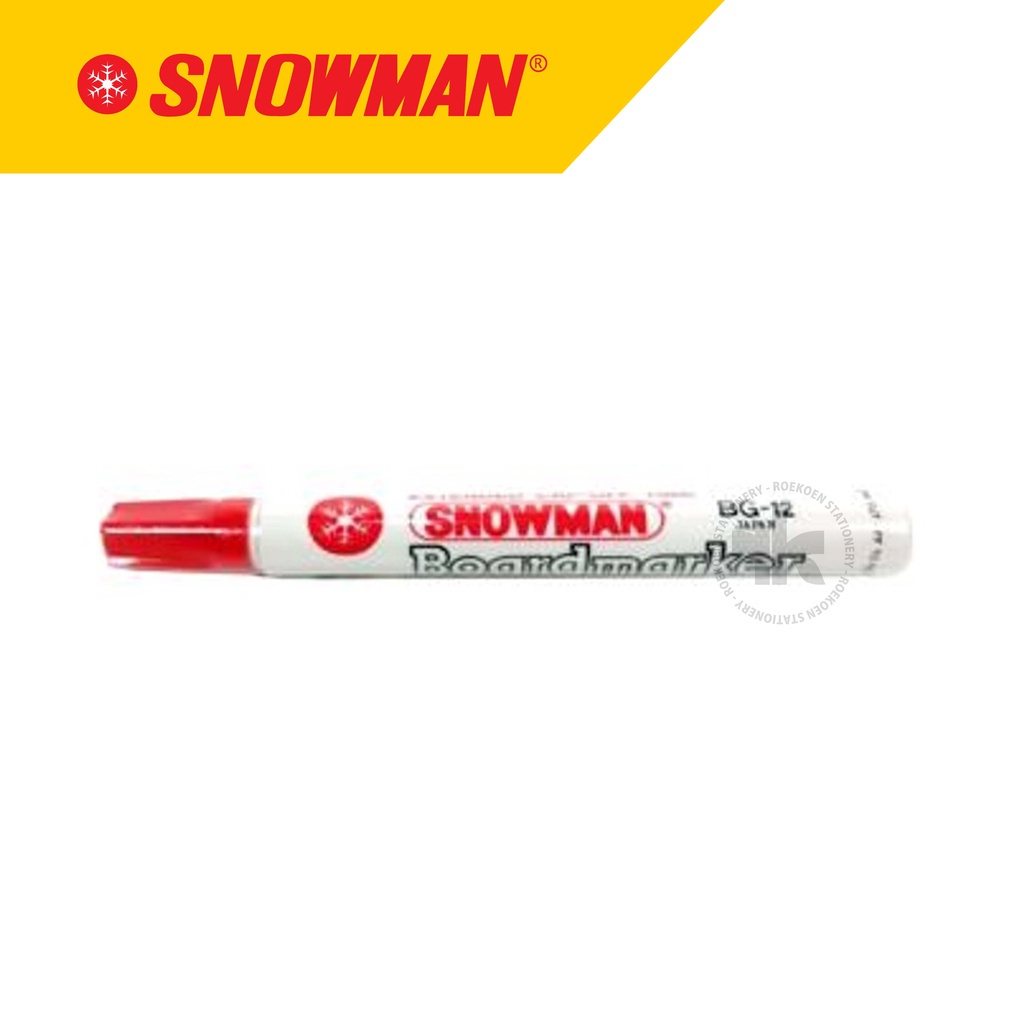 Spidol Whiteboard Marker Snowman BG-12